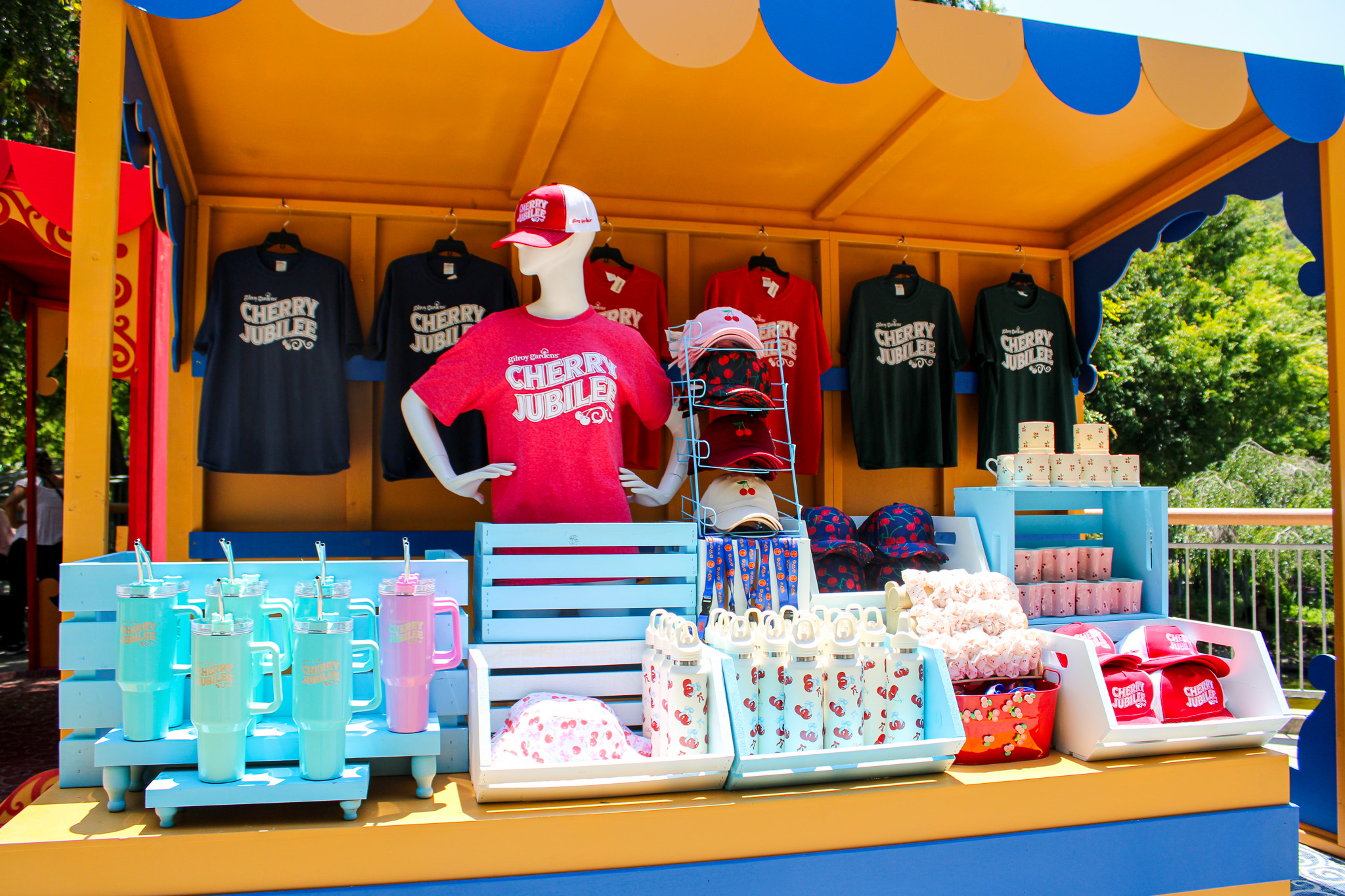 Royal Tioga Marketplace with various merchandise items on display.