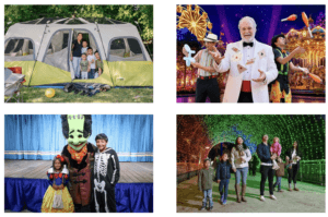 Camp night, Great Big BOO, Carnival Nights, and North Pole Nights